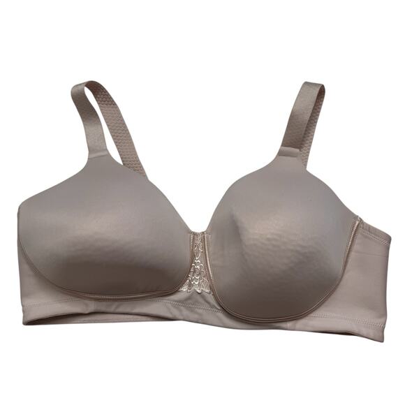 VANITY FAIR Beauty Back Full Figure Wireless Smoothing Bra Pale Pink 40D #71380 - Picture 1 of 5